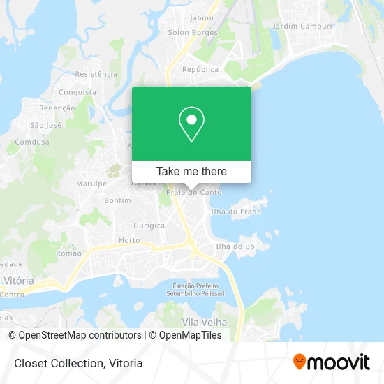 Closet Collection map