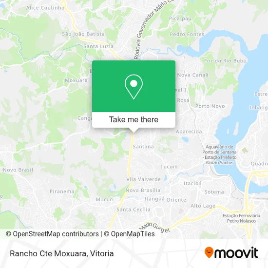 Rancho Cte Moxuara map