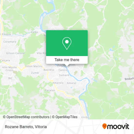Rozane Barreto map