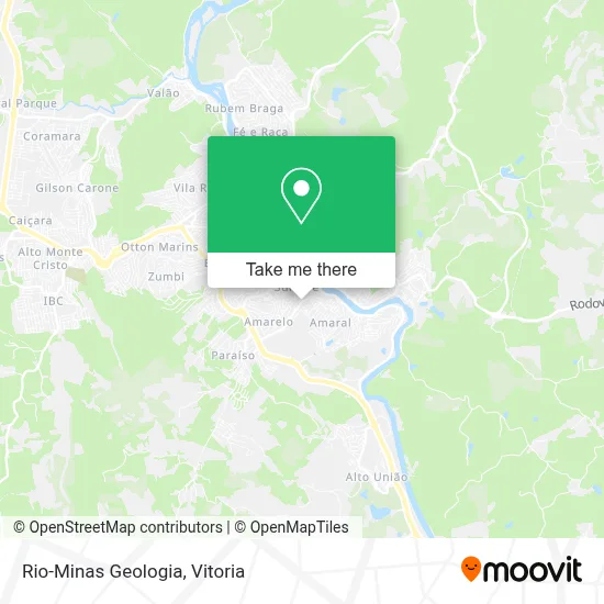 Rio-Minas Geologia map