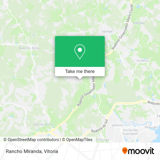 Rancho Miranda map