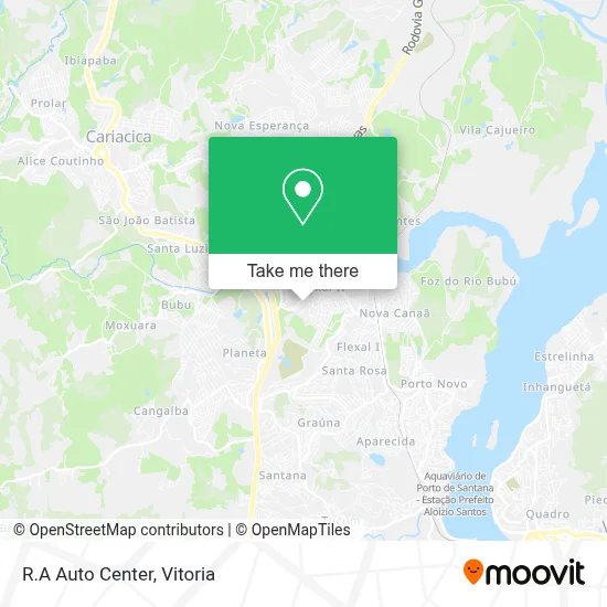 R.A Auto Center map
