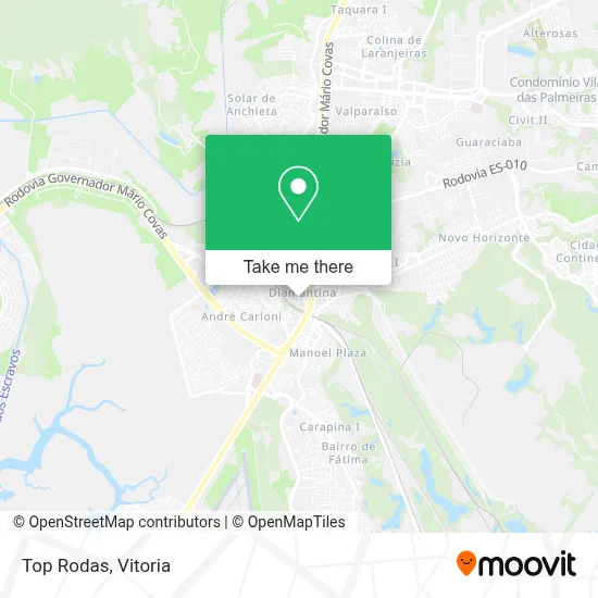 Top Rodas map
