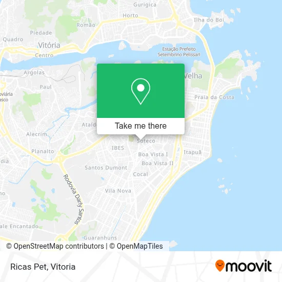 Ricas Pet map