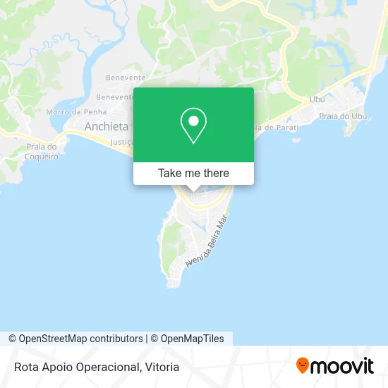 Rota Apoio Operacional map