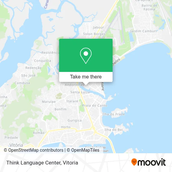 Think Language Center map