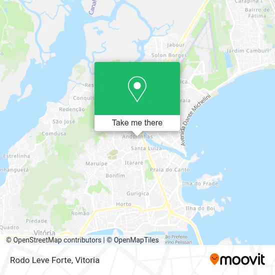 Rodo Leve Forte map