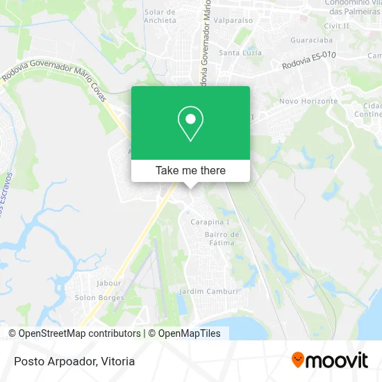 Posto Arpoador map