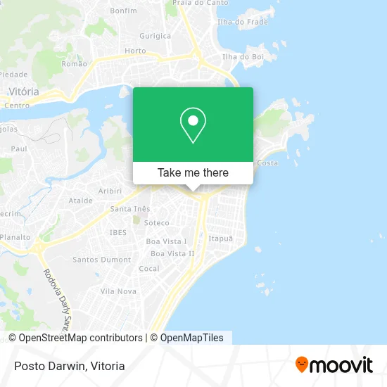 Posto Darwin map