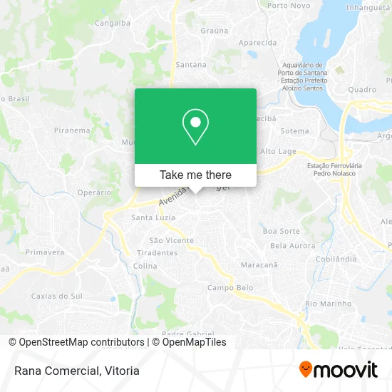 Rana Comercial map