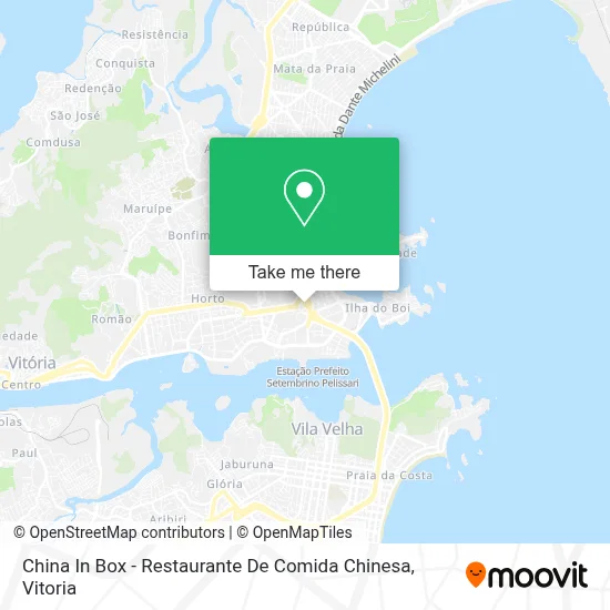 China In Box - Restaurante De Comida Chinesa map