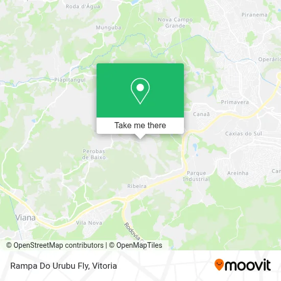 Rampa Do Urubu Fly map