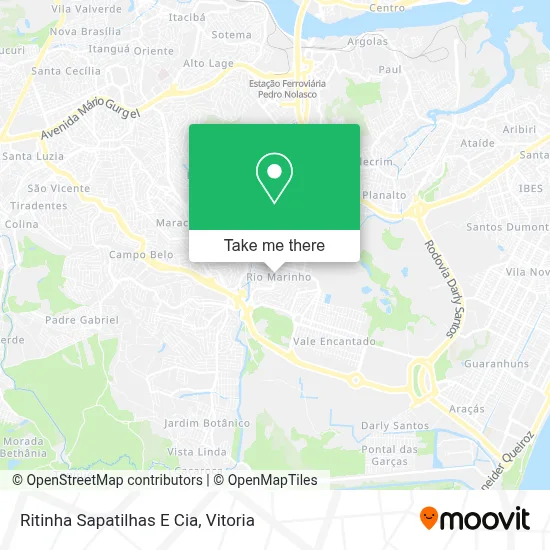 Ritinha Sapatilhas E Cia map