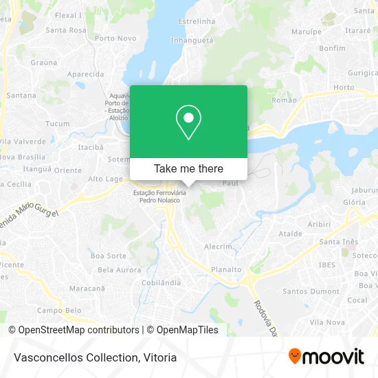 Vasconcellos Collection map