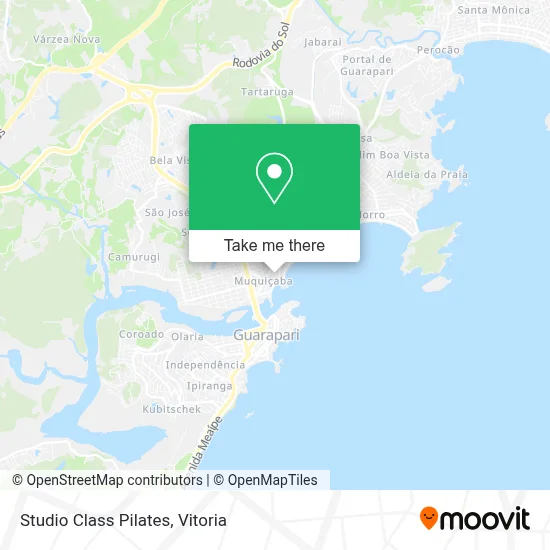 Studio Class Pilates map
