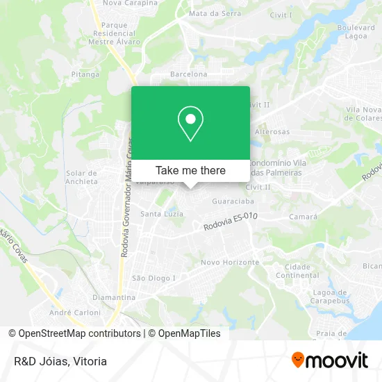 R&D Jóias map