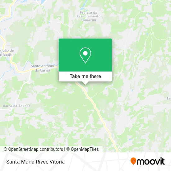 Rio Santa Maria map