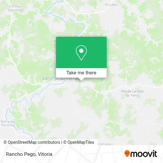 Rancho Pego map
