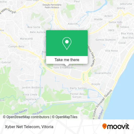 Xyber Net Telecom map