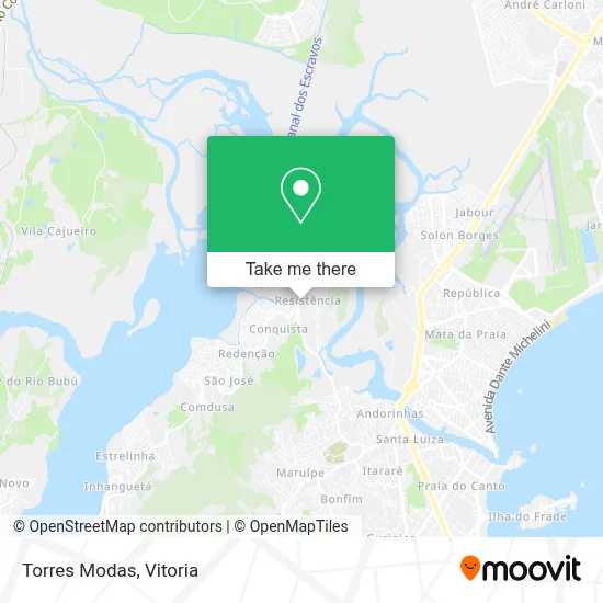 Torres Modas map