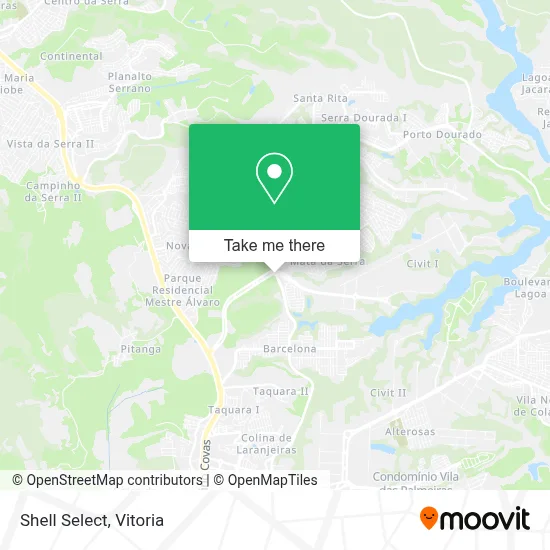 Shell Select map