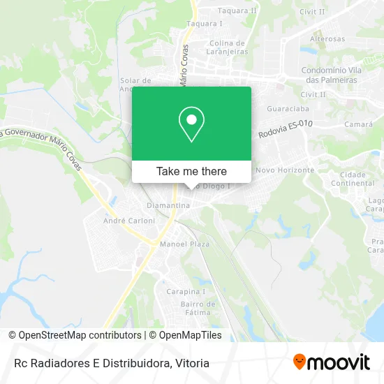 Rc Radiadores E Distribuidora map