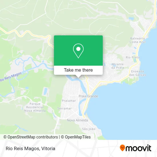 Rio Reis Magos map