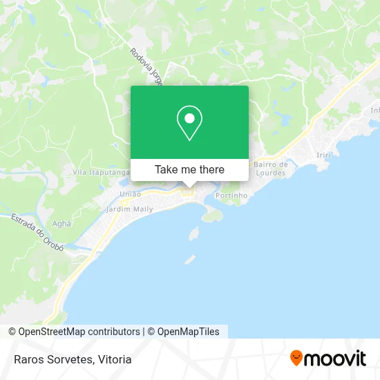 Raros Sorvetes map