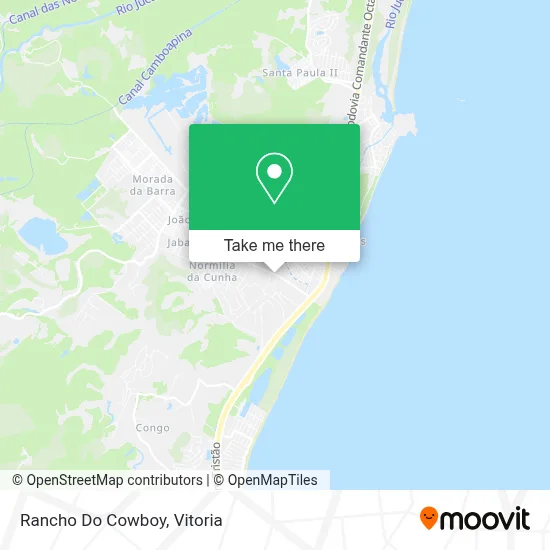 Rancho Do Cowboy map
