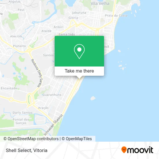 Shell Select map