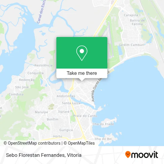 Sebo Florestan Fernandes map