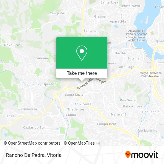 Rancho Da Pedra map