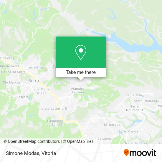 Simone Modas map