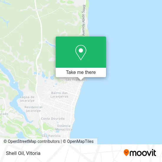 Shell Oil map