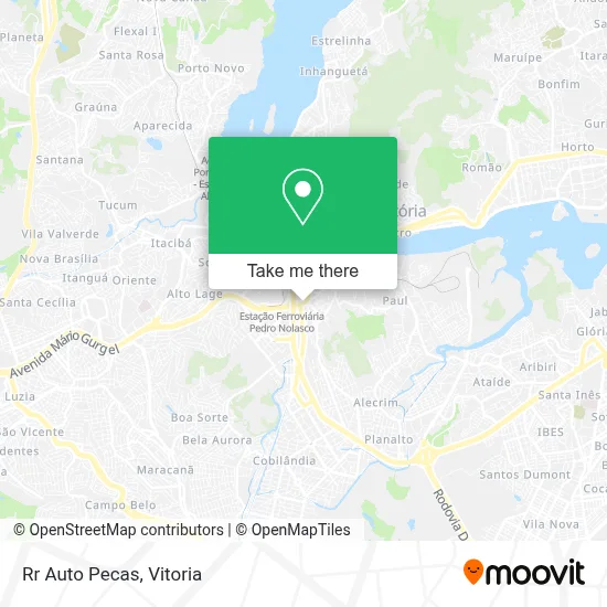 Rr Auto Pecas map
