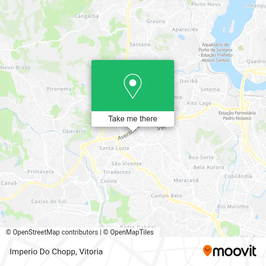 Imperio Do Chopp map