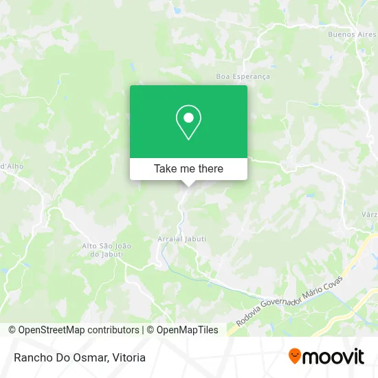 Rancho Do Osmar map
