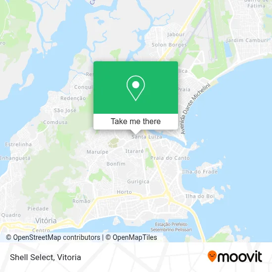 Shell Select map