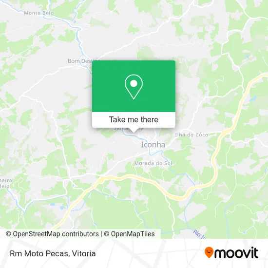 Rm Moto Pecas map
