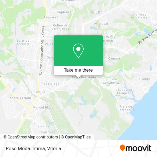 Rose Moda Intima map