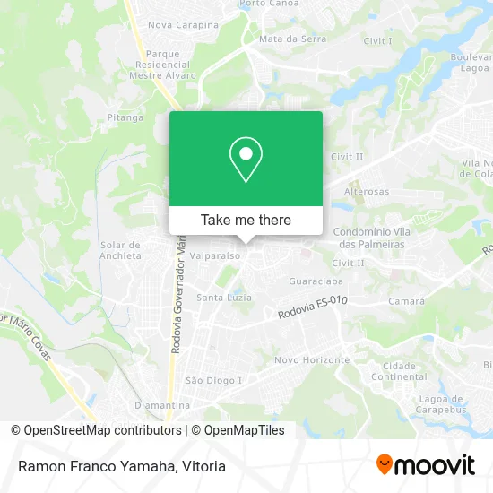 Ramon Franco Yamaha map
