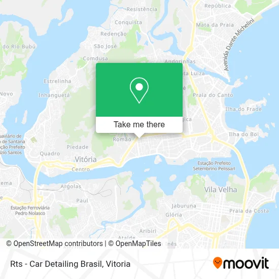 Rts - Car Detailing Brasil map