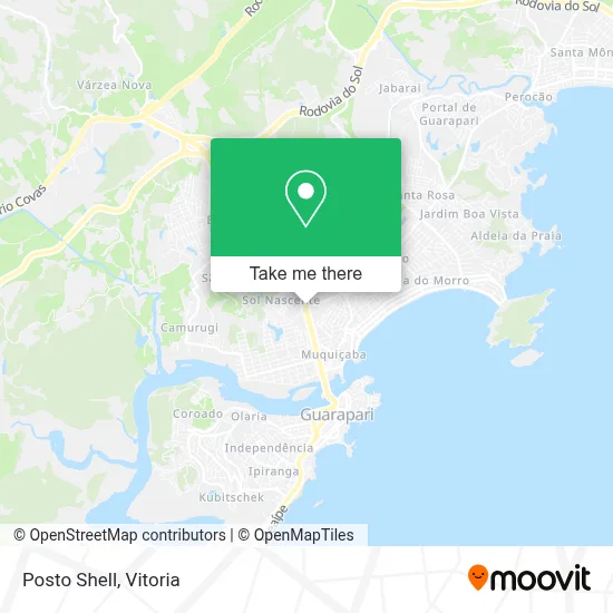 Posto Shell map
