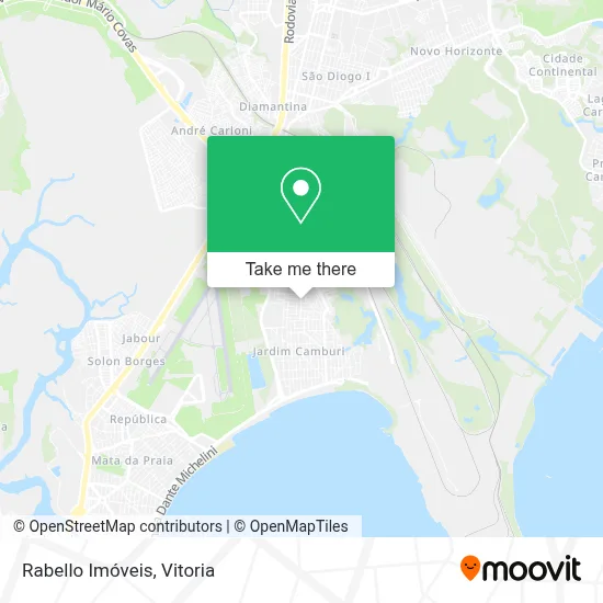 Rabello Imóveis map