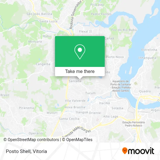 Posto Shell map
