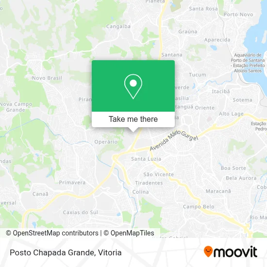 Posto Chapada Grande map