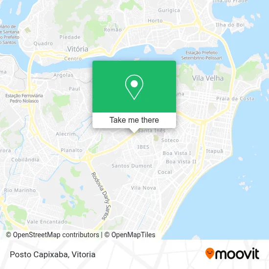Posto Capixaba map