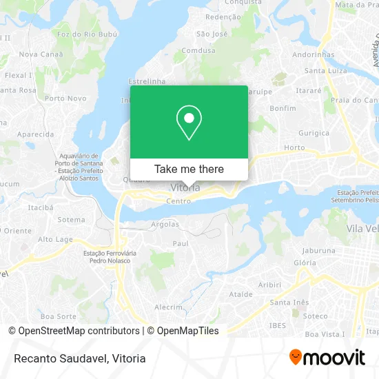 Recanto Saudavel map