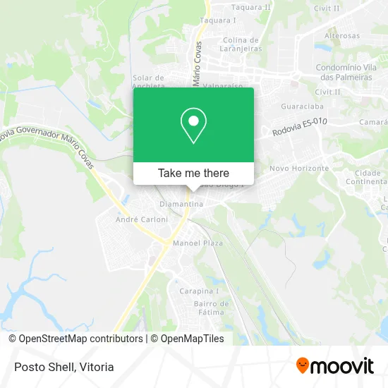 Posto Shell map