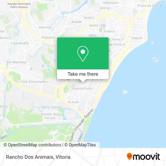 Rancho Dos Animais map